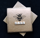 bee mine - Handcrafted Valentines Card -dr19-0054